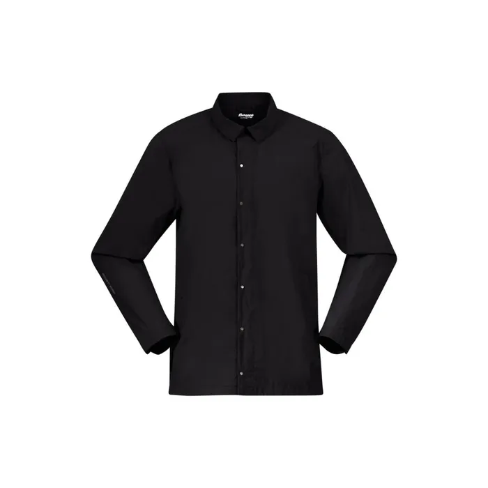 Men Bergans Of Norway Softshell Jackets Oslo Urban Commute Windbreaker Jacket Black