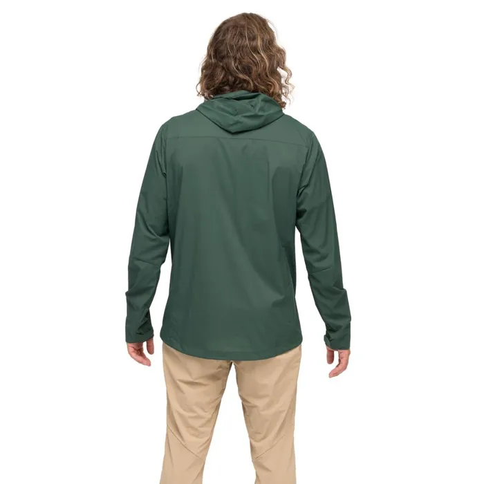 Men Bergans Of Norway Softshell Jackets Rabot Windbreaker Jacket Duke Green