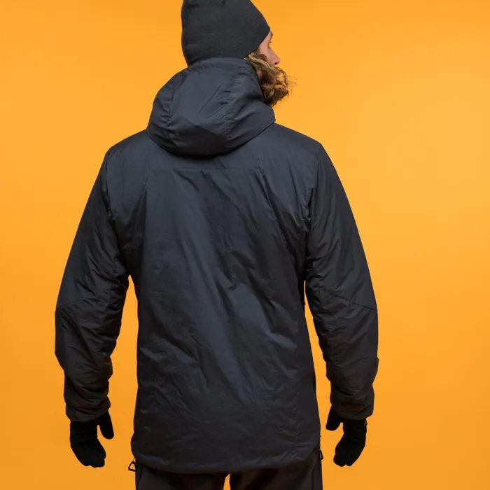 Men Bergans Of Norway Softshell Jackets Y Mountainline Insulated Windbreaker Jacket Dark Shadow Grey
