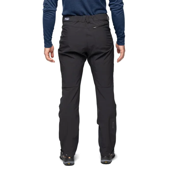 Men Bergans Of Norway Softshell Pants Breheimen Softshell Pants Black Solid Charcoal
