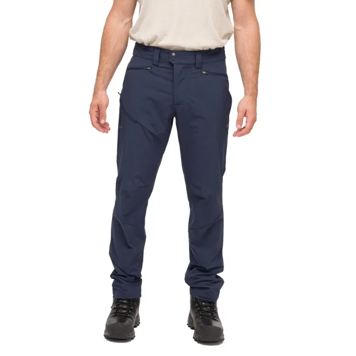 Men Bergans Of Norway Softshell Pants Rabot Light Softshell Pants Navy Blue