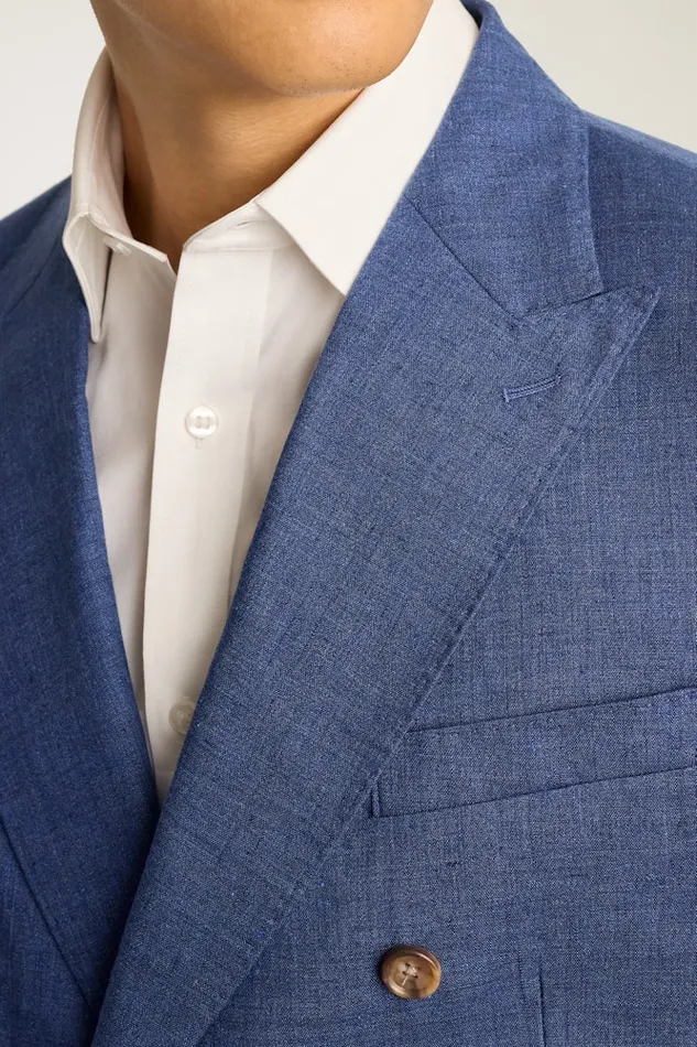 Men Bonobos Blazers and Sport Coats Jetsetter Italian Linen Double Breasted Blazer Bright Navy Men Bonobos Blazers and Sport Coats Jetsetter Italian Linen Double Breasted Blazer Bright Navy