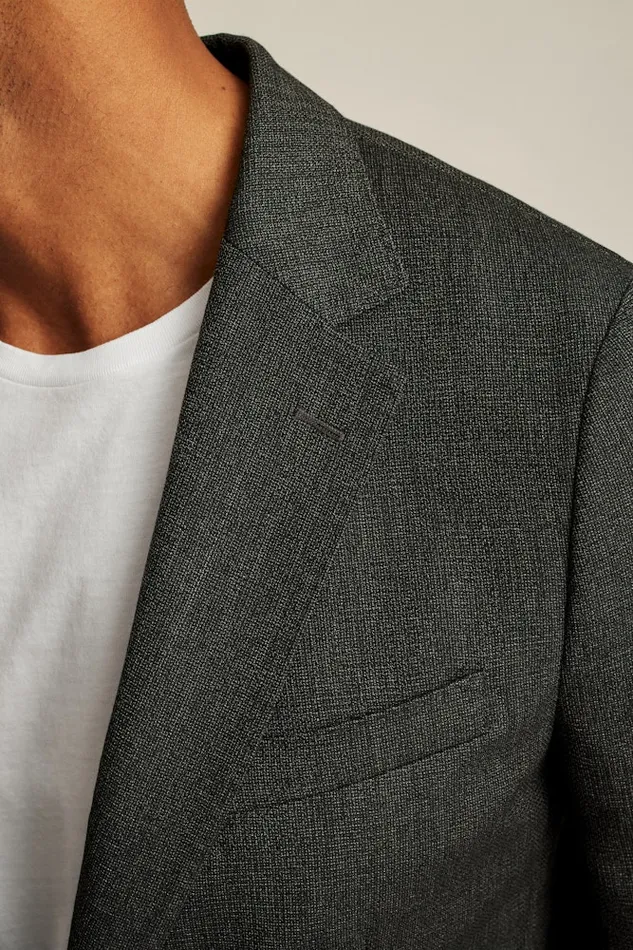 Men Bonobos Blazers and Sport Coats Unconstructed Italian Wool Blazer Charcoal