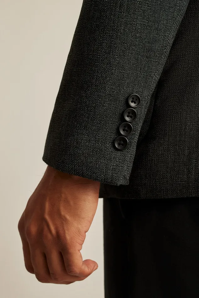 Men Bonobos Blazers and Sport Coats Unconstructed Italian Wool Blazer Charcoal