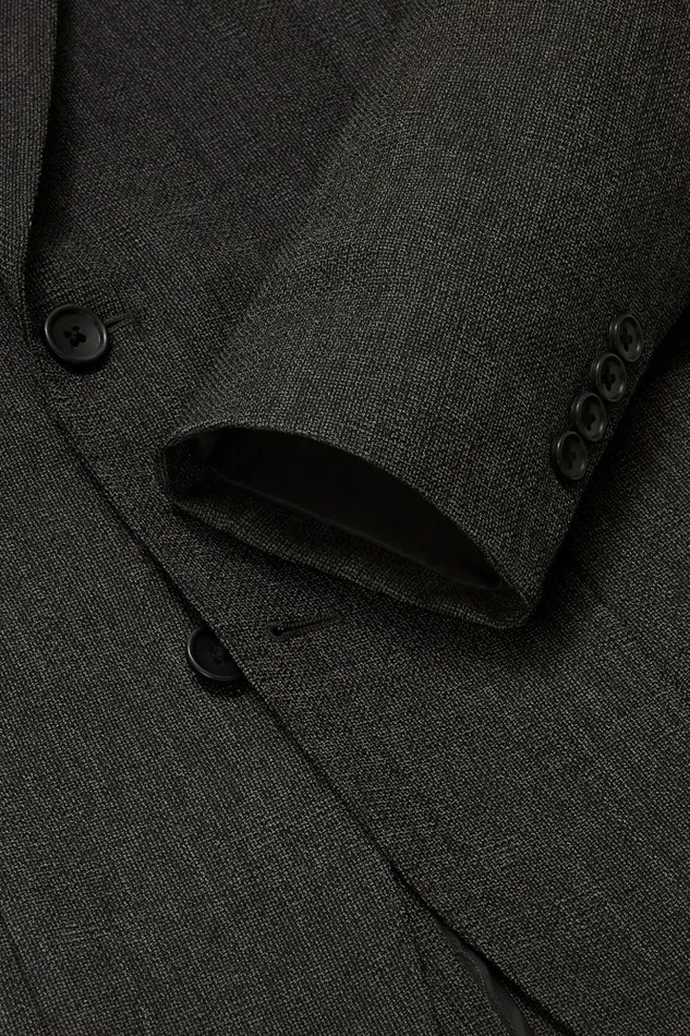 Men Bonobos Blazers and Sport Coats Unconstructed Italian Wool Blazer Charcoal
