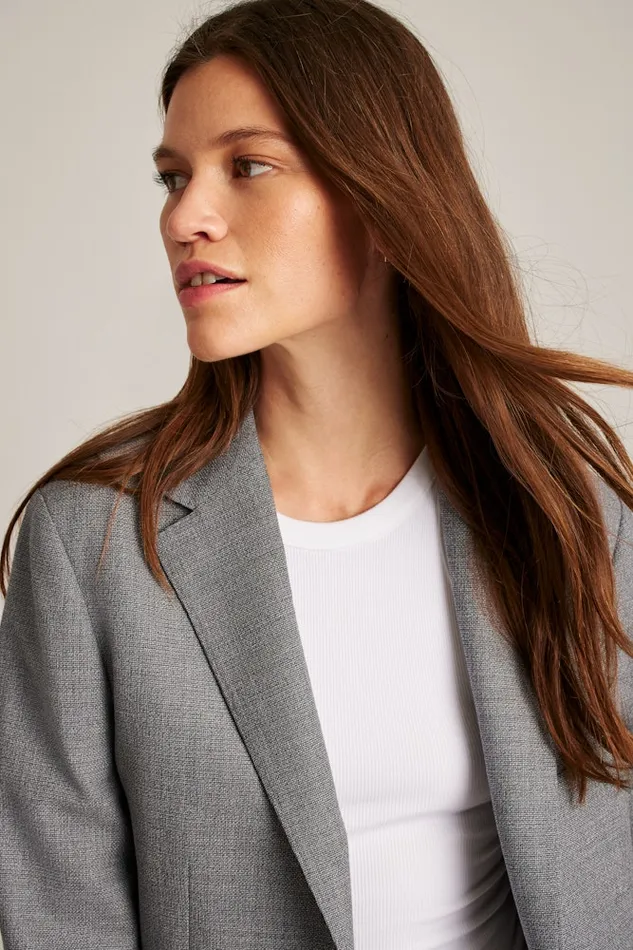 Men Bonobos Blazers and Sport Coats Unconstructed Italian Wool Blazer Grey