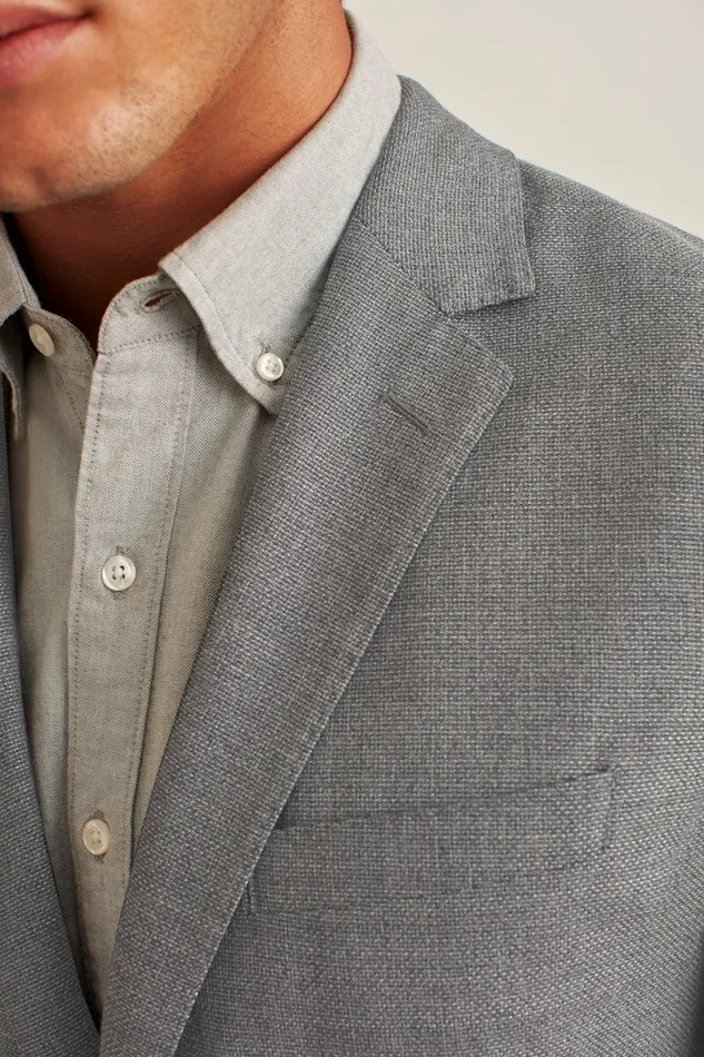 Men Bonobos Blazers and Sport Coats Unconstructed Italian Wool Blazer Grey