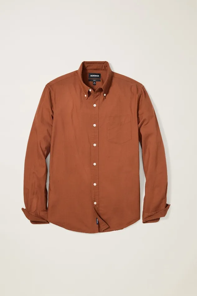 Men Bonobos Casual Shirts Everyday Oxford Shirt Classic Oxford Button Down Cinnamon Men Bonobos Casual Shirts Everyday Oxford Shirt Classic Oxford Button Down Cinnamon