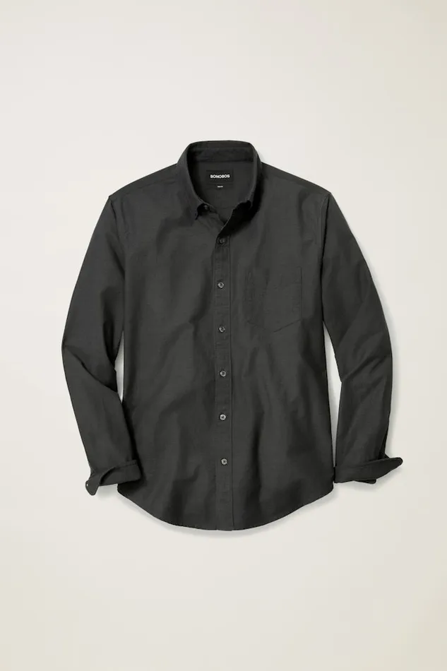Men Bonobos Casual Shirts Everyday Oxford Shirt Classic Oxford Button Down Darkest Charcoal Men Bonobos Casual Shirts Everyday Oxford Shirt Classic Oxford Button Down Darkest Charcoal