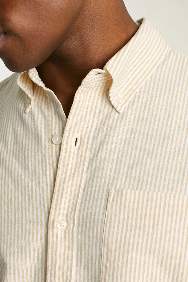 Men Bonobos Casual Shirts Everyday Oxford Shirt Classic Oxford Button Down Gold Chelsea Stripe Men Bonobos Casual Shirts Everyday Oxford Shirt Classic Oxford Button Down Gold Chelsea Stripe