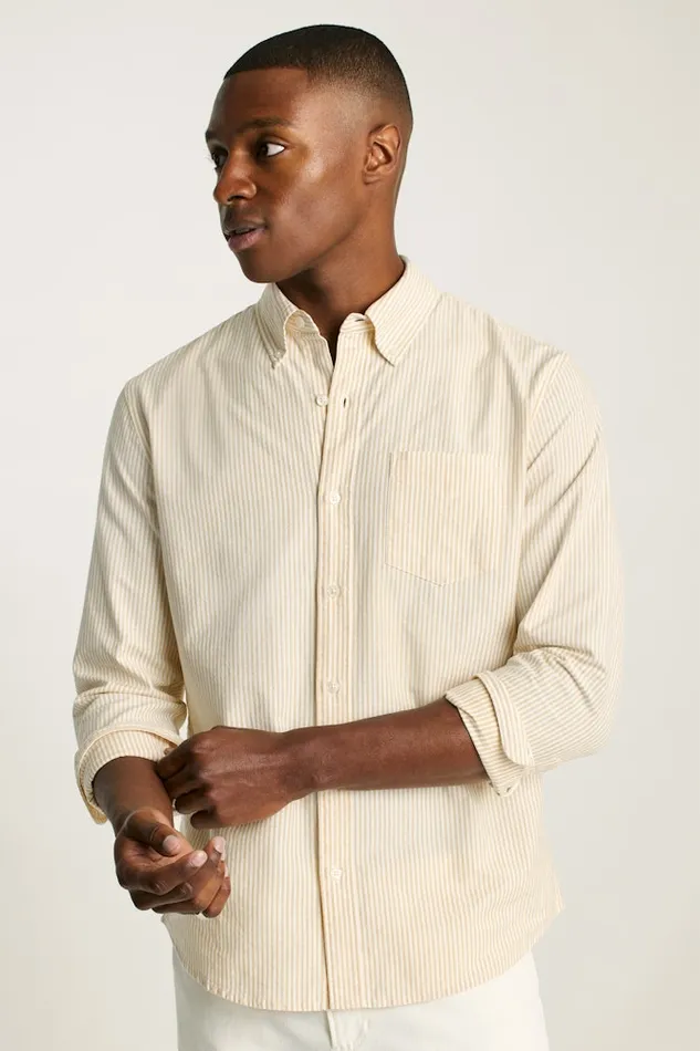 Men Bonobos Casual Shirts Everyday Oxford Shirt Classic Oxford Button Down Gold Chelsea Stripe Men Bonobos Casual Shirts Everyday Oxford Shirt Classic Oxford Button Down Gold Chelsea Stripe