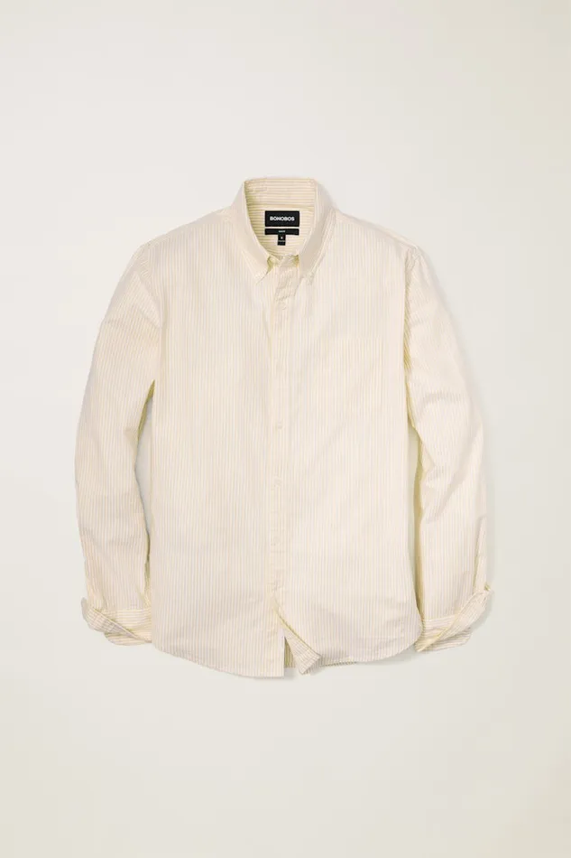 Men Bonobos Casual Shirts Everyday Oxford Shirt Classic Oxford Button Down Gold Chelsea Stripe Men Bonobos Casual Shirts Everyday Oxford Shirt Classic Oxford Button Down Gold Chelsea Stripe