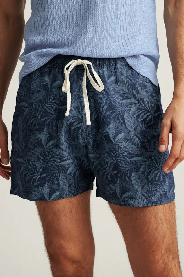 Men Bonobos Casual Shorts Nomad Short Navy Palms