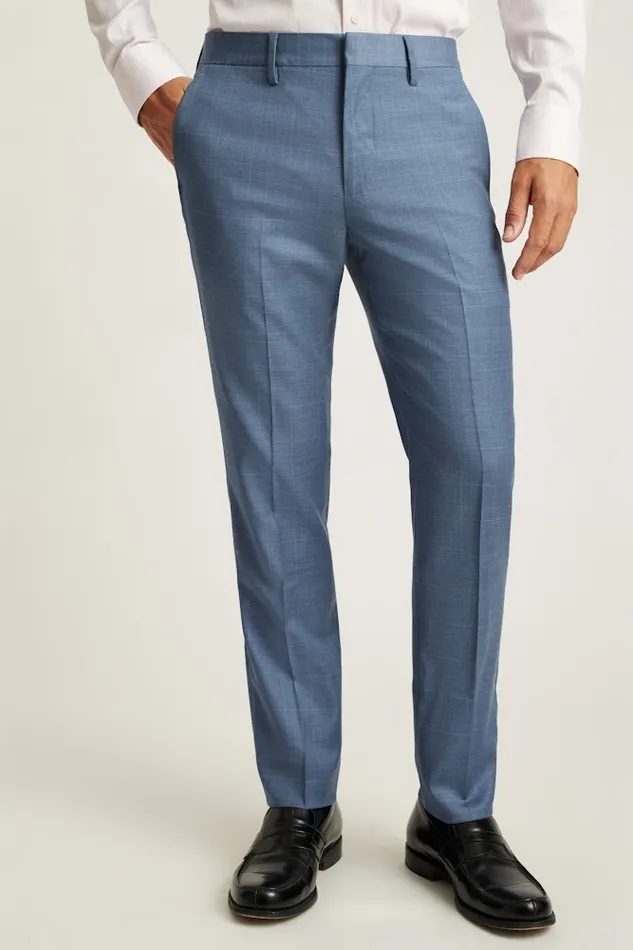 Men Bonobos Dress Pants Jetsetter Wool Dress Pant Blue White Deco Check Men Bonobos Dress Pants Jetsetter Wool Dress Pant Blue White Deco Check
