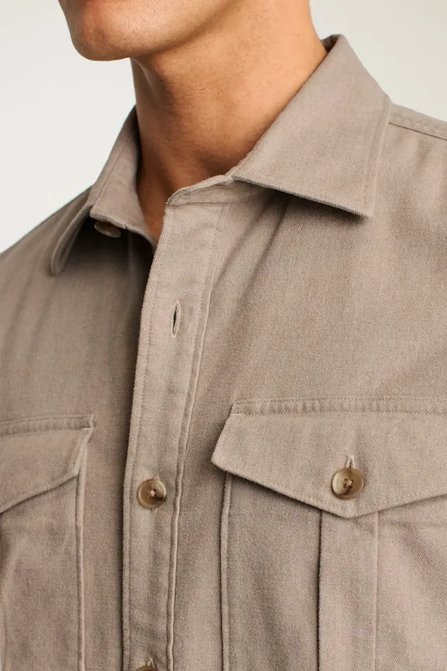 Men Bonobos Flannels and Shirt Jackets Moleskin Overshirt Heather Sand Men Bonobos Flannels and Shirt Jackets Moleskin Overshirt Heather Sand