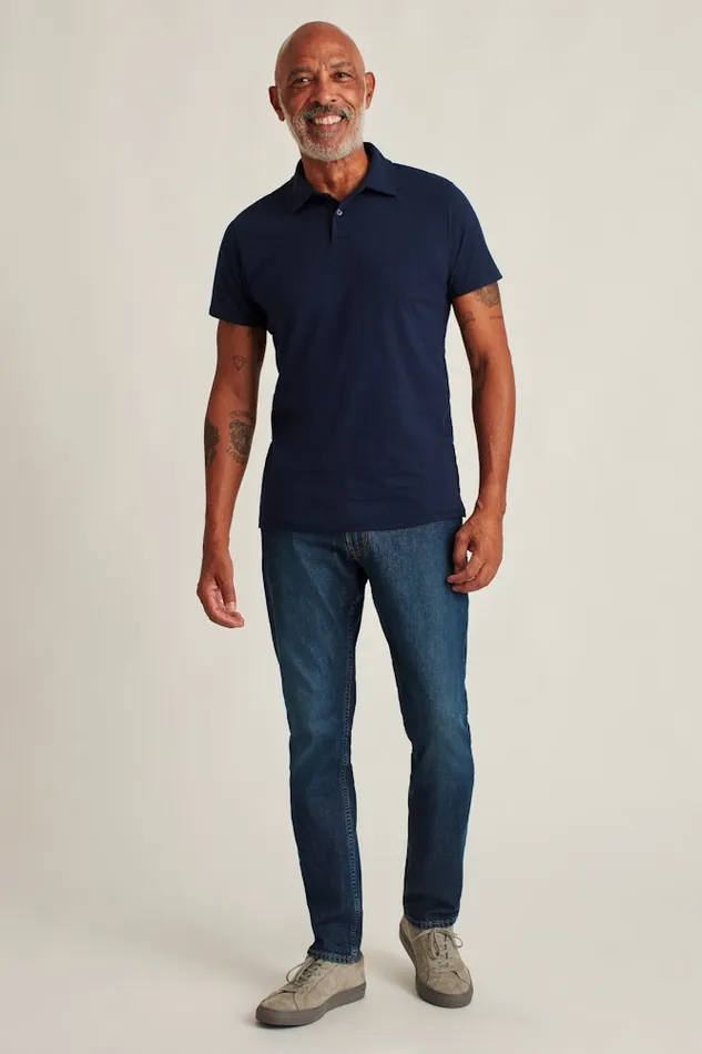 Men Bonobos Golf Polos and Tops Jetsetter Performance Polo Navy
