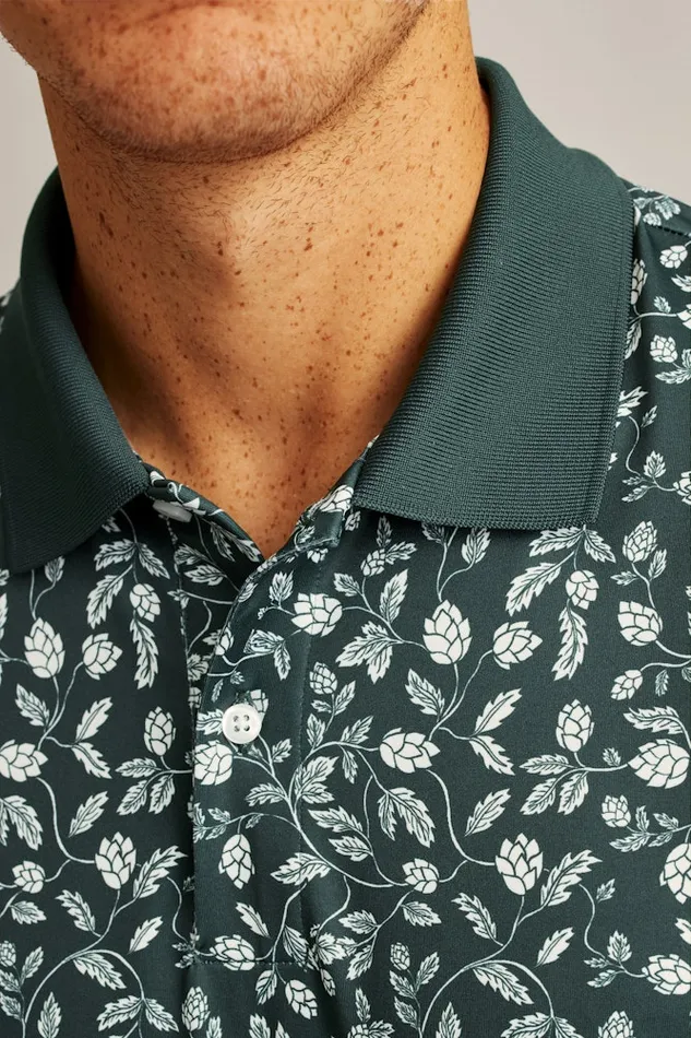 Men Bonobos Golf Polos and Tops The Limited Edition Performance Golf Polo Moss Hops Men Bonobos Golf Polos and Tops The Limited Edition Performance Golf Polo Moss Hops