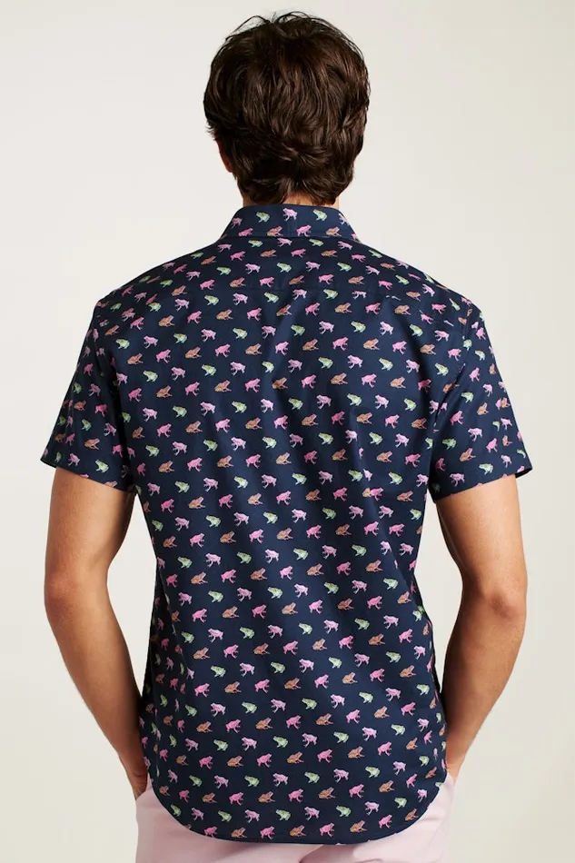 Men Bonobos Short Sleeve Shirts Button Up Your Style With Bonobos039 Riviera Short Sleeve Shirt Navy Techno Frogs Men Bonobos Short Sleeve Shirts Button Up Your Style With Bonobos039 Riviera Short Sleeve Shirt Navy Techno Frogs