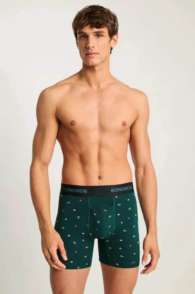 Men Bonobos Socks and Underwear Men039s Underwear Green Mistletoe Smooches