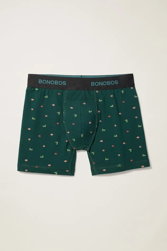 Men Bonobos Socks and Underwear Men039s Underwear Green Mistletoe Smooches