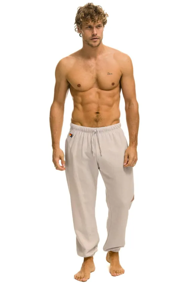 Men Bottoms Aviator Nation BOLT SWEATPANTS 8211 SAND MOCHA Men Bottoms Aviator Nation BOLT SWEATPANTS 8211 SAND MOCHA