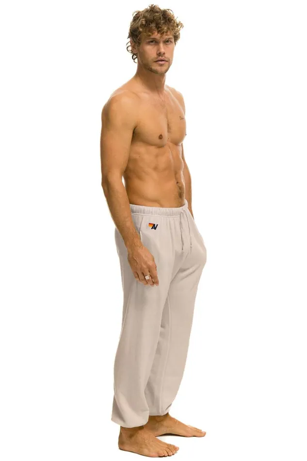 Men Bottoms Aviator Nation BOLT SWEATPANTS 8211 SAND MOCHA Men Bottoms Aviator Nation BOLT SWEATPANTS 8211 SAND MOCHA