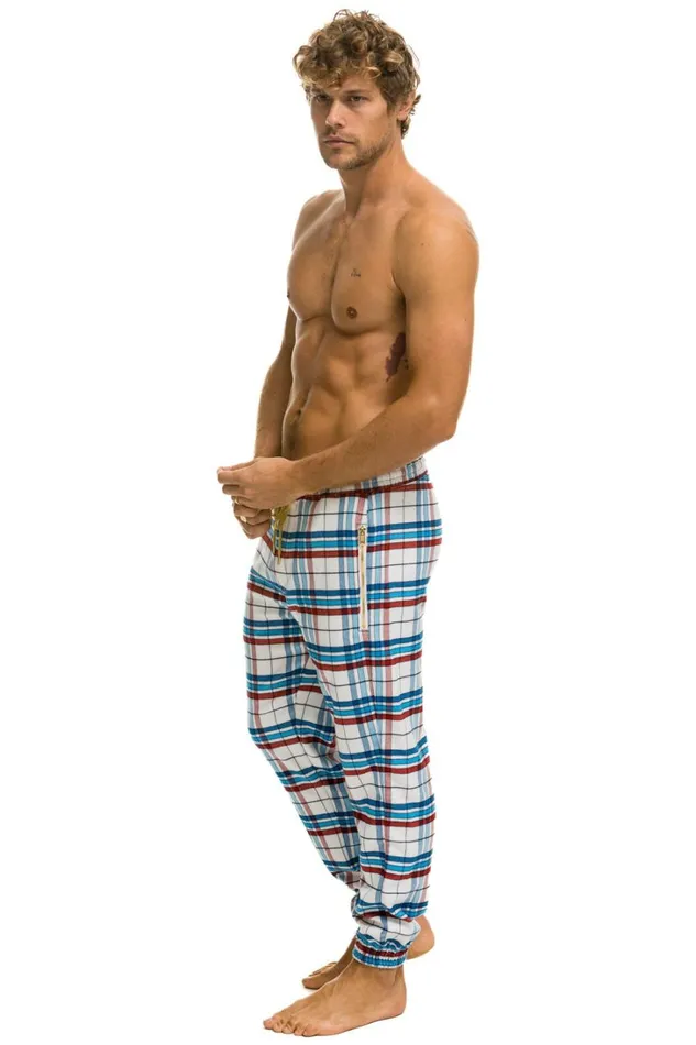 Men Bottoms Aviator Nation MEN039S PLAID LODGE PANT 8211 MONTAUK PLAID Men Bottoms Aviator Nation MEN039S PLAID LODGE PANT 8211 MONTAUK PLAID