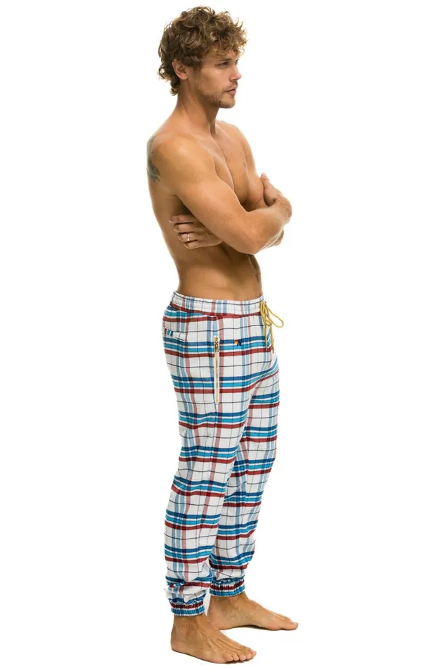 Men Bottoms Aviator Nation MEN039S PLAID LODGE PANT 8211 MONTAUK PLAID Men Bottoms Aviator Nation MEN039S PLAID LODGE PANT 8211 MONTAUK PLAID