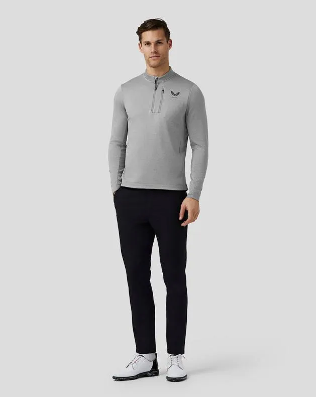 Men Castore 14 Zips Golf Pinnacle Tech Half Zip Top 8211 Steel
