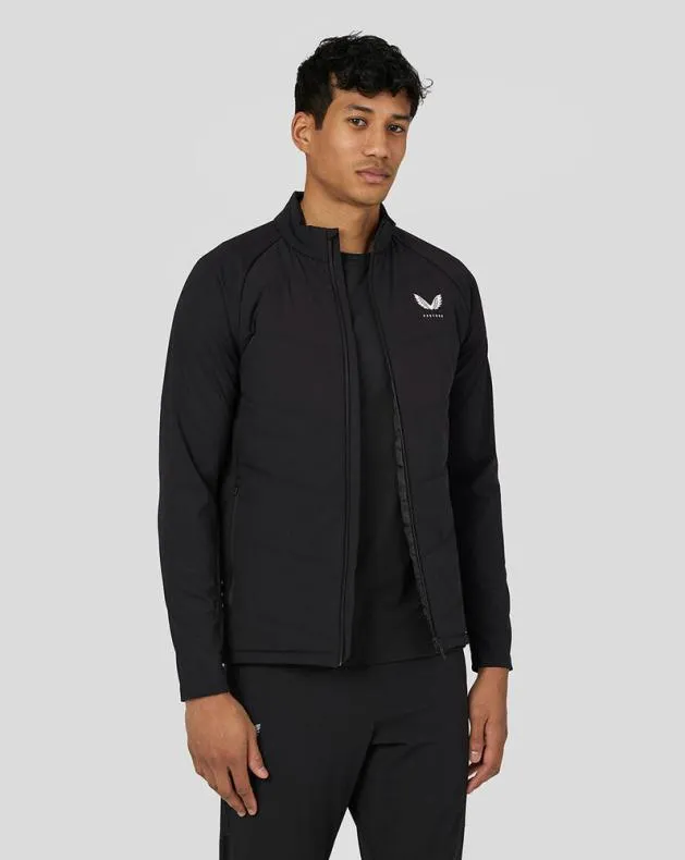 Men Castore Jackets Active Hybrid Jacket 8211 Black