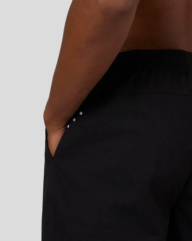 Men Castore Shorts Flow Lightweight Woven Shorts 8211 BlackBright Green