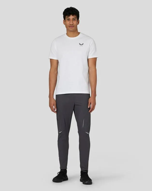 Men Castore Tops Flex Short Sleeve Woven TShirt 8211 White