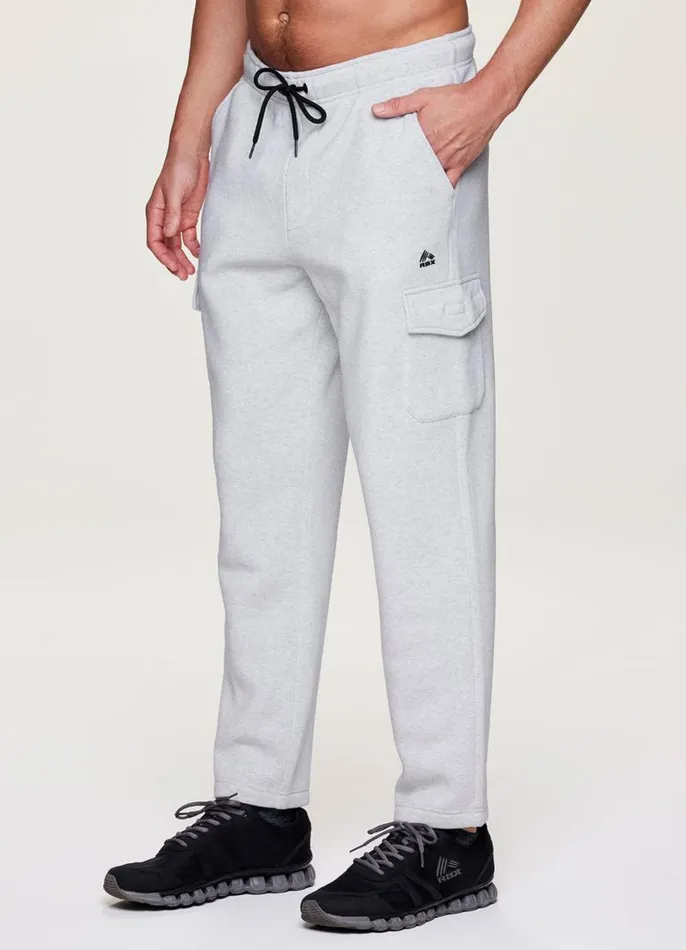 Men City Fleece Cargo Pant Charcoal RBX Active Pants