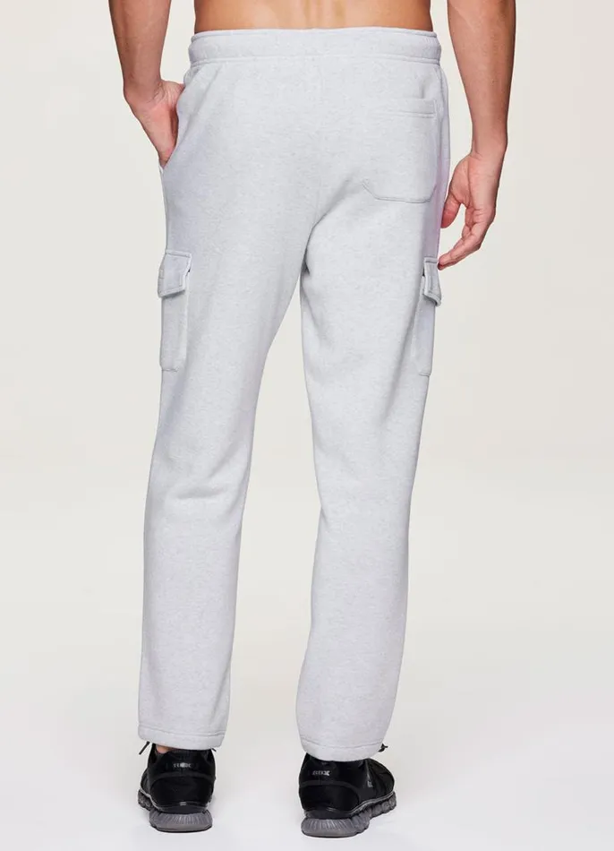 Men City Fleece Cargo Pant Charcoal RBX Active Pants