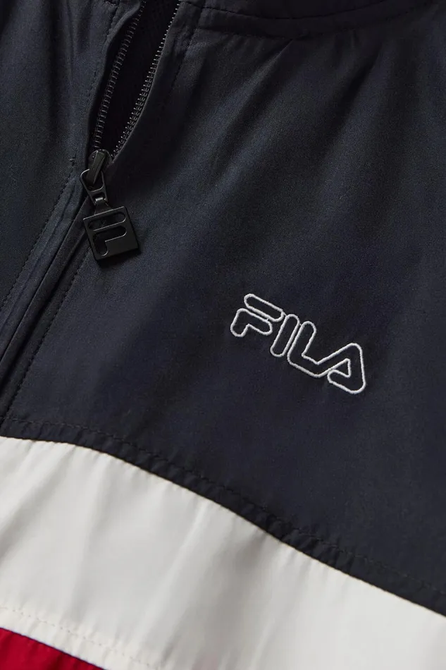 Men Coats and Jackets Fila Full Zip Woven Track Jacket 014 Blackwhiterio Red Men Coats and Jackets Fila Full Zip Woven Track Jacket 014 Blackwhiterio Red