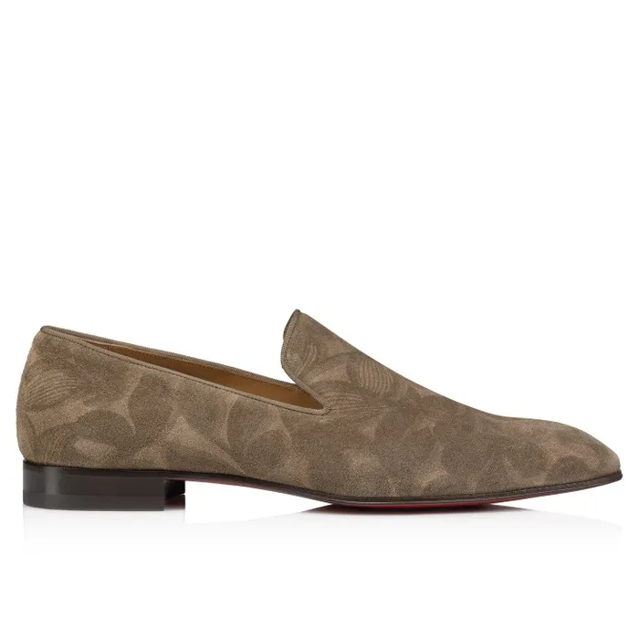 Men Dandelion Loafers 8211 Petunia Printed Calf Leather 8211 Saharienne Christian Louboutin Loafers and Moccasins