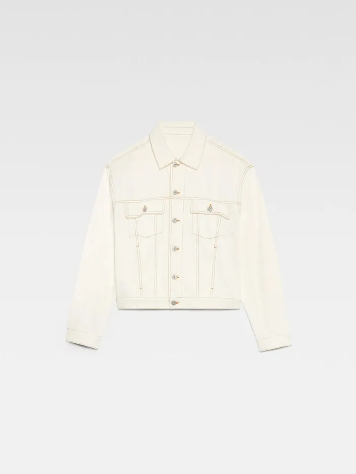 Men Denim JACQUEMUS The Denim DeNmes Jacket Offwhitetabac