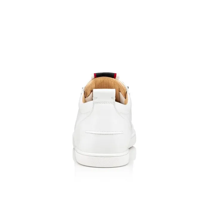 Men FAV Fique A Vontade Sneakers 8211 Calf Leather 8211 White Christian Louboutin Sneakers