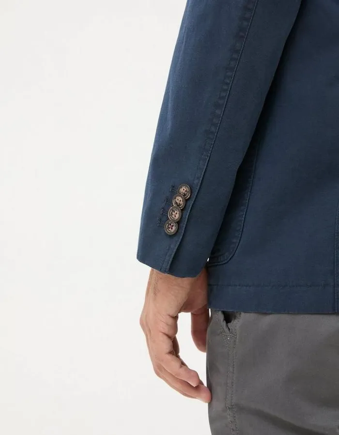 Men FatFace Coats and Jackets Chilworth Cotton Blazer Navy