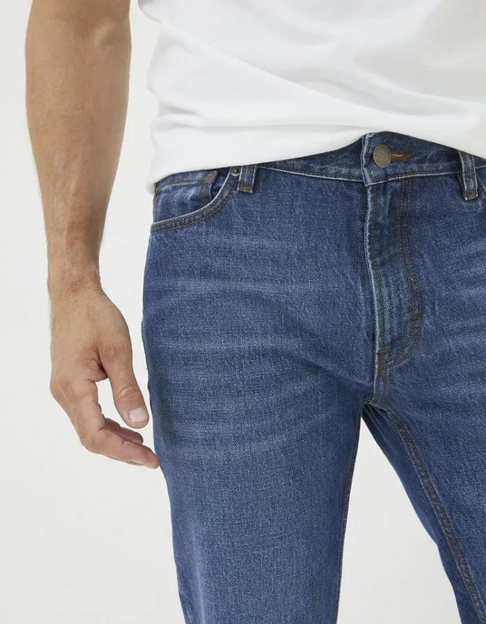 Men FatFace Jeans Straight Fit Jeans Stone Wash