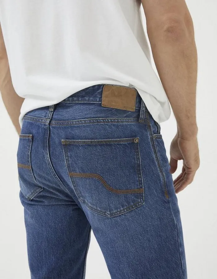 Men FatFace Jeans Straight Fit Jeans Stone Wash