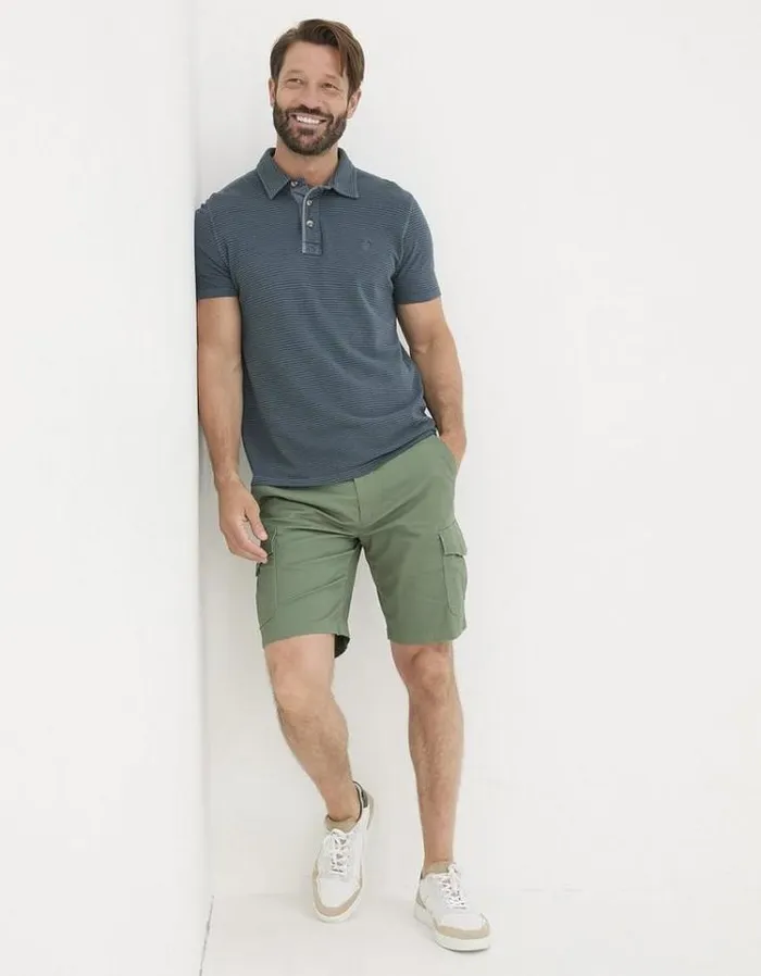 Men FatFace Shorts Mawes Cargo Shorts Sage Green