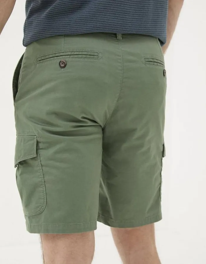 Men FatFace Shorts Mawes Cargo Shorts Sage Green