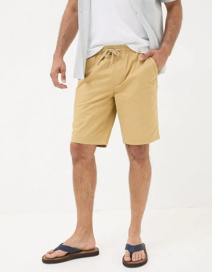 Men FatFace Shorts Seaton Pull On Shorts Yellow