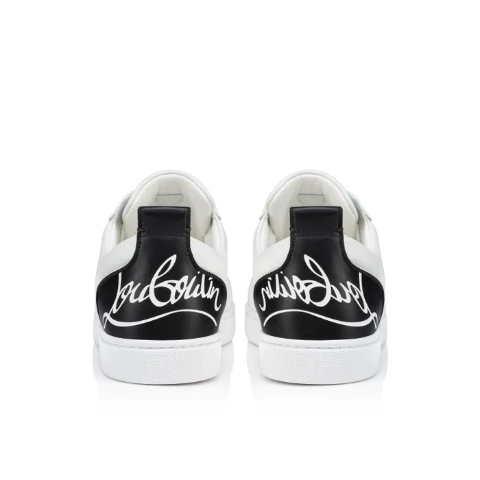 Men Fun Louis Junior Sneakers 8211 Smooth Calf Leather 8211 White Christian Louboutin Sneakers