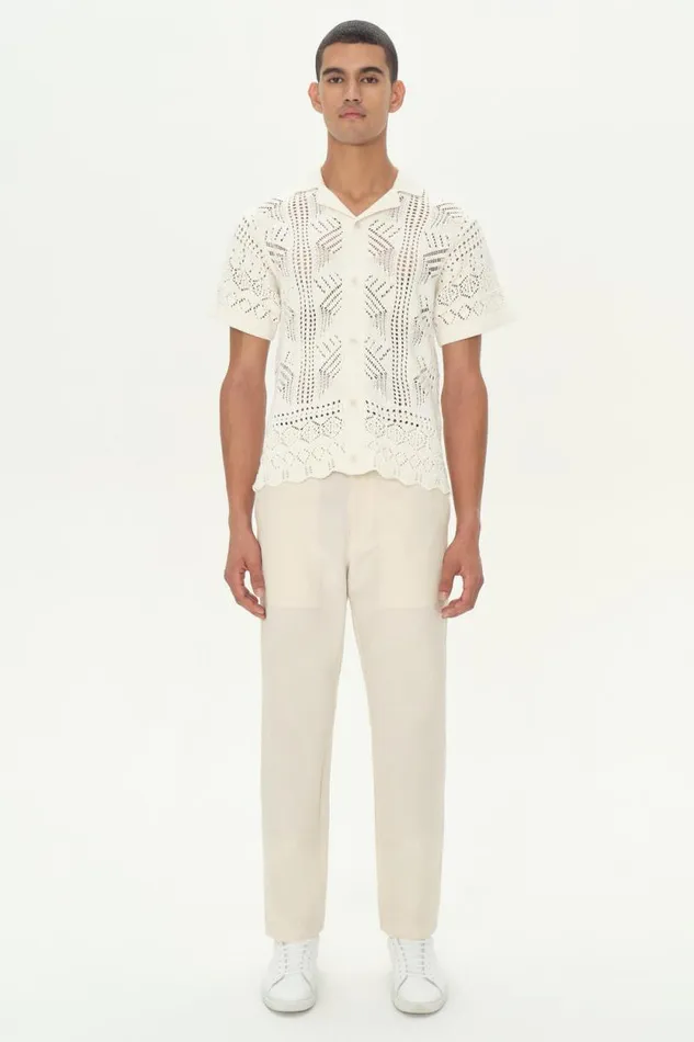 Men Knitwear Jonathan Simkhai Arthur Button Down