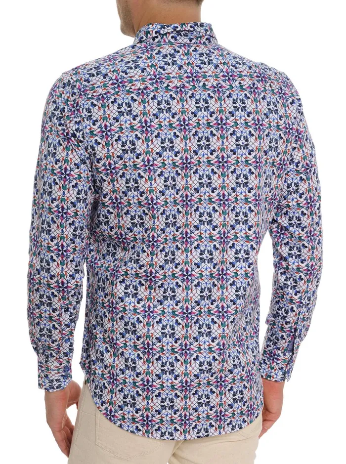 Men Long Sleeve Button Down Shirts Robert Graham AGNELLO LONG SLEEVE BUTTON DOWN SHIRT Multi