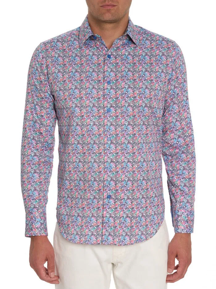 Men Long Sleeve Button Down Shirts Robert Graham BOOMBOOM LONG SLEEVE BUTTON DOWN SHIRT Multi