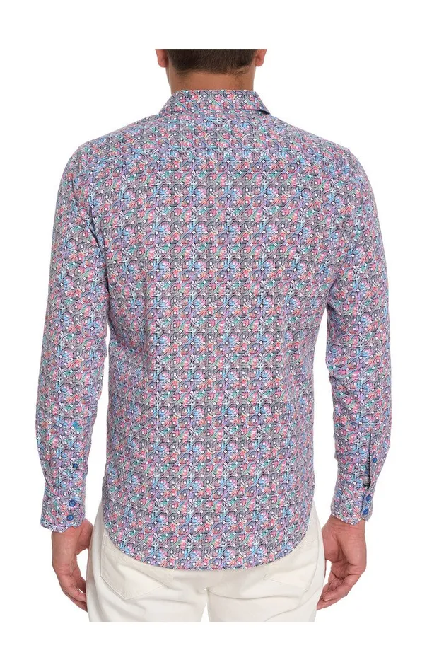 Men Long Sleeve Button Down Shirts Robert Graham BOOMBOOM LONG SLEEVE BUTTON DOWN SHIRT Multi