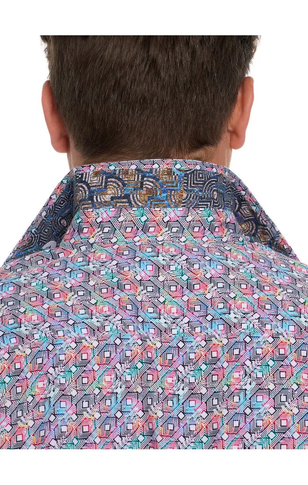 Men Long Sleeve Button Down Shirts Robert Graham BOOMBOOM LONG SLEEVE BUTTON DOWN SHIRT Multi